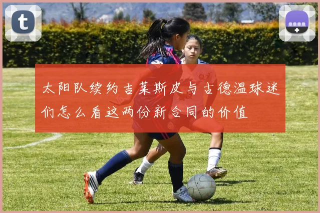 太阳队续约吉莱斯皮与古德温球迷们怎么看这两份新合同的价值
